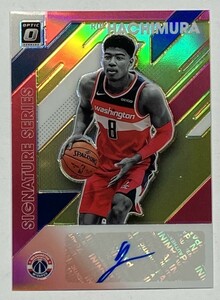 【ジャージーNo. 8/10枚限定】八村塁直筆ルーキーサイン 2019-20 Donruss Optic Signature Series Rookie Gold Rrizm Ref Auto