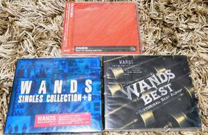 ■ WANDS 新品未開封 ベストCD 3枚セット SINGLES COLLECTION+6/WANDS BEST～HISTORIAL BEST ALBUM～/BEST OF WANDS HISTORY 上杉昇 柴崎浩