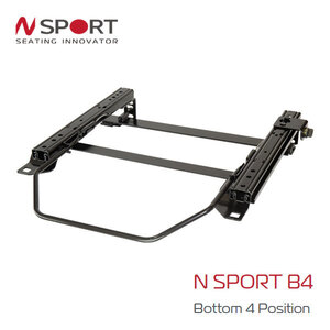 N SPORT シートレール 左席用 B4タイプ Mercedes-Benz E400/E500 W124 E400(124034)、E500(124036)専用 (北海道・沖縄・離島は送料別途)