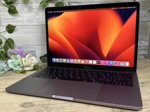 【美品♪】MacBook Pro 2017(A1708)[Core i5 7360U 2.3GHz/RAM:8GB/SSD:256GB/13インチ]Ventura 動作品