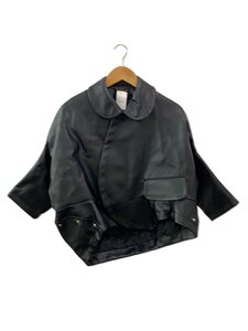 COMME des GARCONS◆ジャケット/S/フェイクレザー/BLK/GR-060