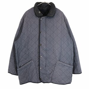 Barbour バブアー Polar Quilts ポーラーキルト キルティングジャケット 防寒 襟コーデュロイ切替 (メンズ XL相当) O3058 中古 古着