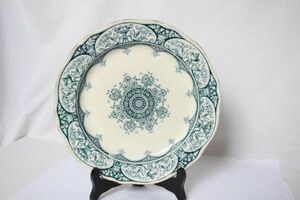 イギリス アンティーク WEDGWOOD Charlotte 古い陶器のプレート 美品