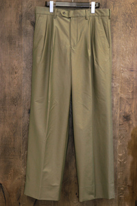 新品未使用 KANEMASA (カネマサ) Super High Gauge Solaro Twill Easy Pants Two Tuck / 3 / 玉虫色 / ツータック スラックス パンツ