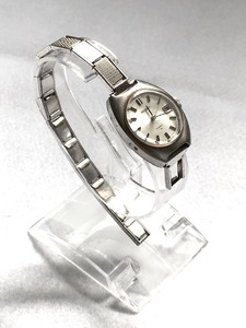 ☆SEIKO セイコー 151230 レディース 自動巻き 腕時計 シルバーカラー デイト機能確認済 ジャンク