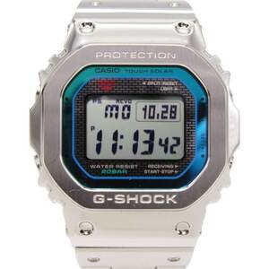 CASIO G-SHOCK Gショック GMW-B5000PC-1JF フルメタル レインボーカラー 電波ソーラー デジタル SS メンズ レディース シルバー 28008714