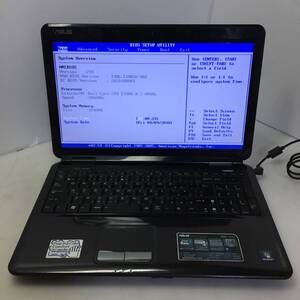 即決★ASUS K50IJ/K50IJ-SX497V ノートPC Celeron Dual-Core T3300 2.00GHz 2GB【BIOS確認/現状渡し】