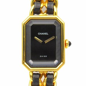 シャネル プルミエールXL ブランドオフ CHANEL GP（ゴールドメッキ） 腕時計 GP/革 中古 レディース