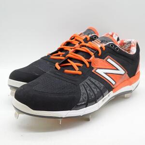 未使用 new balance ニューバランス 野球 スパイク トレーニングシューズ 34cm ブラック オレンジ L3000BO2 新品 未使用 自宅保管品