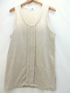 YOHJI YAMAMOTO ヨウジヤマモト ニットベスト Knit Vest 3 MS-T34-350 麻100% MADE IN JAPAN