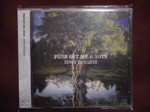 Four Get Me A Nots フォー ゲット ミー ア ノッツ / Down To Earth / XQEJ-1003（773F-004）/ 帯付き / メロディック パンク