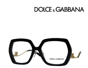 【DOLCE&GABBANA】ドルチェ＆ガッバーナ　メガネフレーム　DG3390B　501　ブラック　ノーズパット仕様　国内正規品