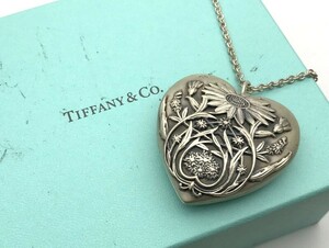 1000円スタート ロケットペンダント TIFFANY&Co. ティファニー ジーグフェルド ハート AG925 総重量約41.9g 箱付き アクセサリー 10 D3023