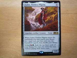 MTG　M20　不屈の巡礼者、ゴロス/Golos, Tireless Pilgrim　英語　1枚