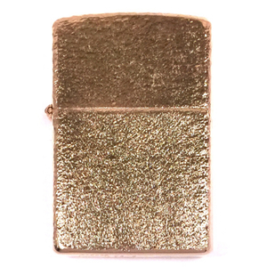 ジッポー Zippo Solid Copper Hand Finished ソリッドコッパー オイルライター 高さ5.5cm 喫煙具 保存箱付き 現状品