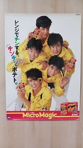 送料無料　光GENJI　非売品　ポスター　大塚食品　MicroMagic　マイクロマジック　諸星和巳　佐藤寛之　山本淳一　赤坂晃　佐藤敦啓