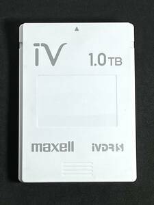 ★送料無料★　1TB　iVDR-S　カセットハードディスク　マクセル/maxell　ホワイト　1TB　HDD　アイヴィ　動作品　M-VDRS IVDRS Wooo対応 ④