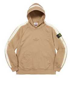 【S】Supreme Stone Island Stripe Hooded Sweatshirt シュプリーム ストーンアイランド パーカー ベージュ フーディー HOODIE Beige