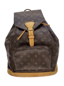 LOUIS VUITTON◆モンスリ_モノグラム・キャンバス_BRW/PVC/BRW