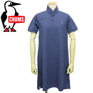 CHUMS (チャムス) CH18-1190 Booby Shawl Polo Dress DRY Indigo レディース ブービーショールポロドレス ドライインディゴ CMS098 N030Ind