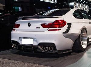 ★CCR◆BMW F06/F12/F13 Mスポーツ/M6用 人気 PSMタイプカーボンディフューザー/カーボンディフェーザー/リアアンダースポイラー/3ピース