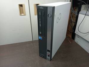 【YDT1055】★FUJITSU ESPRIMO D550/BX Core2Duo E7500 2.93GHz/4GB/160GB/DVD-MULTI/Ubuntu 22.04.3 LTS/本体のみ★中古