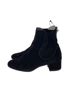 Odette e Odile UNITED ARROWS◆ショートブーツ/22cm/BLK/スウェード