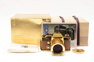  【美品 動作確認済】Contax RTS Gold 50周年記念モデル ＆ Planar 50mm f/1.4 コンタックス #0267