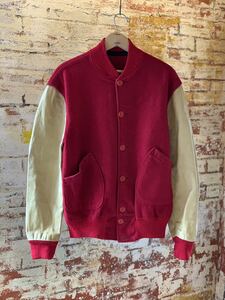 50s BUTTON STYLE BASEBALL JACKET ヴィンテージ ビンテージ ボタスタ ベースボールジャケット スタジャン アメトラ アメカジ 40s 送料無料