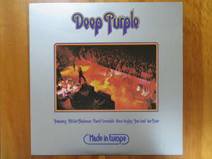 DEEP PURPLE/Made In Europe（国内盤：Warner Pioneer P-10262W）