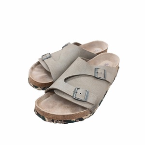 BIRKENSTOCK ビルケンシュトック ZURICH チューリッヒ サンダル グレージュ カモフラ レザー 43