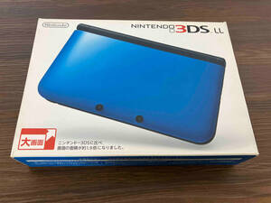 動作確認済　初期化済み ニンテンドー3DS LL:ブルー×ブラック(SPRSBKAA) SPR-001 SDカード無し