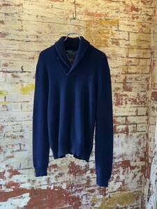 Ralph Lauren SHAWL COLLAR COTTON SWEATER KNIT ラルフローレン ショールカラー コットンセーター コットンニット アメトラ TRAD 送料無料