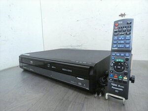 500GB☆パナソニック/DIGA☆HDD/DVD/VHSレコーダー☆DMR-XW41V☆リモコン付 管CX27002