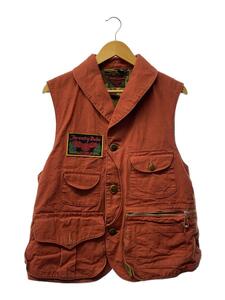 FREEWHEELERS◆CATSKILL SLEEVELESS COAT FORESTRY BUBO/ワッペン/ベスト/40/レッド