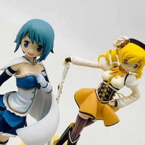 難あり中古品 SQフィギュア 魔法少女まどか マギカ 美樹さやか 巴マミ 2種セット