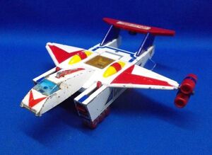 タカトクトイス 超スーパーカー ガッタイガー キャリアジェット Z合金 1977年 昭和レトロ 当時物 超合金 現状品 Cho Supercar Gattiger