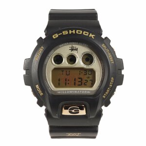 STUSSY ステューシー 25周年記念 CASIO G-SHOCK DW-6900 STS-9JR 腕時計 ウォッチ ブラック 黒 カシオ ジーショック コラボ アイテム