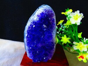 絶品超濃い濃い超美しい★★ウルグアイ産★ 天然水晶★アメジストクラスター 超巨大★1.0ｋg★TK278