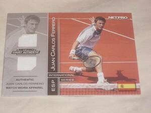 テニス カード JUAN CARLOS FERRERO NETPRO 検カルビー BBM