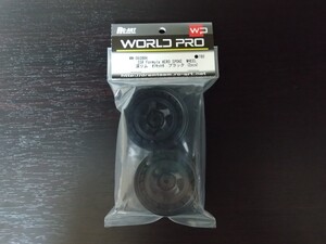 WW-0608BK WORLDPRO SSR Formula AERO SPOKE WHEEL オフセット8（深リム）ブラック (2pcs) RC-ART ラジコン ホイール