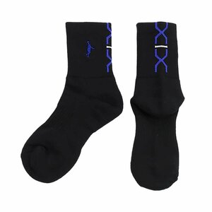 1610491-InThePaint/バスケットソックス PANEL SOCKS 定番ソックス ブラックソックス/2