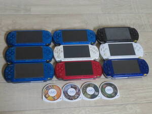 美品! SONY PSP本体 PSP-3000×5台 / PSP-2000×1台 / PSP-1000×3台 / 計9台 まとめ売り 室内保管品 