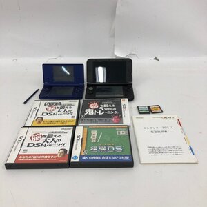 ゲーム機 ソフト 6点 その他付属品 おまとめ ニンテンドー３DS LL 本体 脳を鍛える大人のDSトレーニング / 他 通電未確認【DAAD8035】