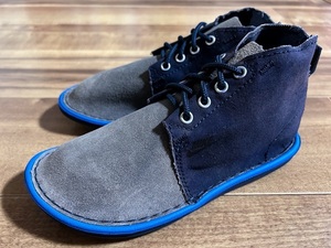 レア! NIKE ナイキ SOLASOFT CHUKKA JP ソーラーソフトチャッカ グレー/ネイビー 2012年製 23cm 限定 スリッポン クロッグ サンダル ブーツ