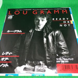 ルー・グラム　レディ・オア・ノット　Ready Or Not/Lou Gramm　フォリナー　ソロ・プロジェクト　P2275　シングル　中古レコード　見本盤