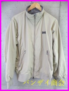 0190b17◆良品です◆HELLY HANSEN ヘリーハンセン 裏地起毛 アウトドア ラクセルブジャケット ブルゾン M/マウンテンパーカー/シェル