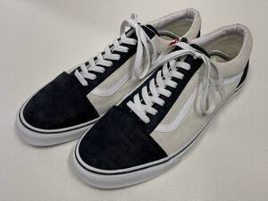 VANS OLD SKOOL 黒x白 スエード OFF THE WALL エンボス US12 (30cm) バンズ オールドスクール アメリカ企画限定!!