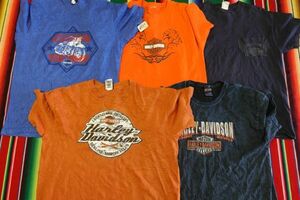 PICK-TS35 ハーレーダビッドソン HARLEY DAVIDSON プリントTシャツ バックプリント￥1～US古着卸大量セット業者まとめ売り