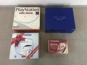 【ジャンク品・現状品・1円スタート】 SEGA セガ Sony ソニー　PS　PS2　セガサターン　コントローラー付き